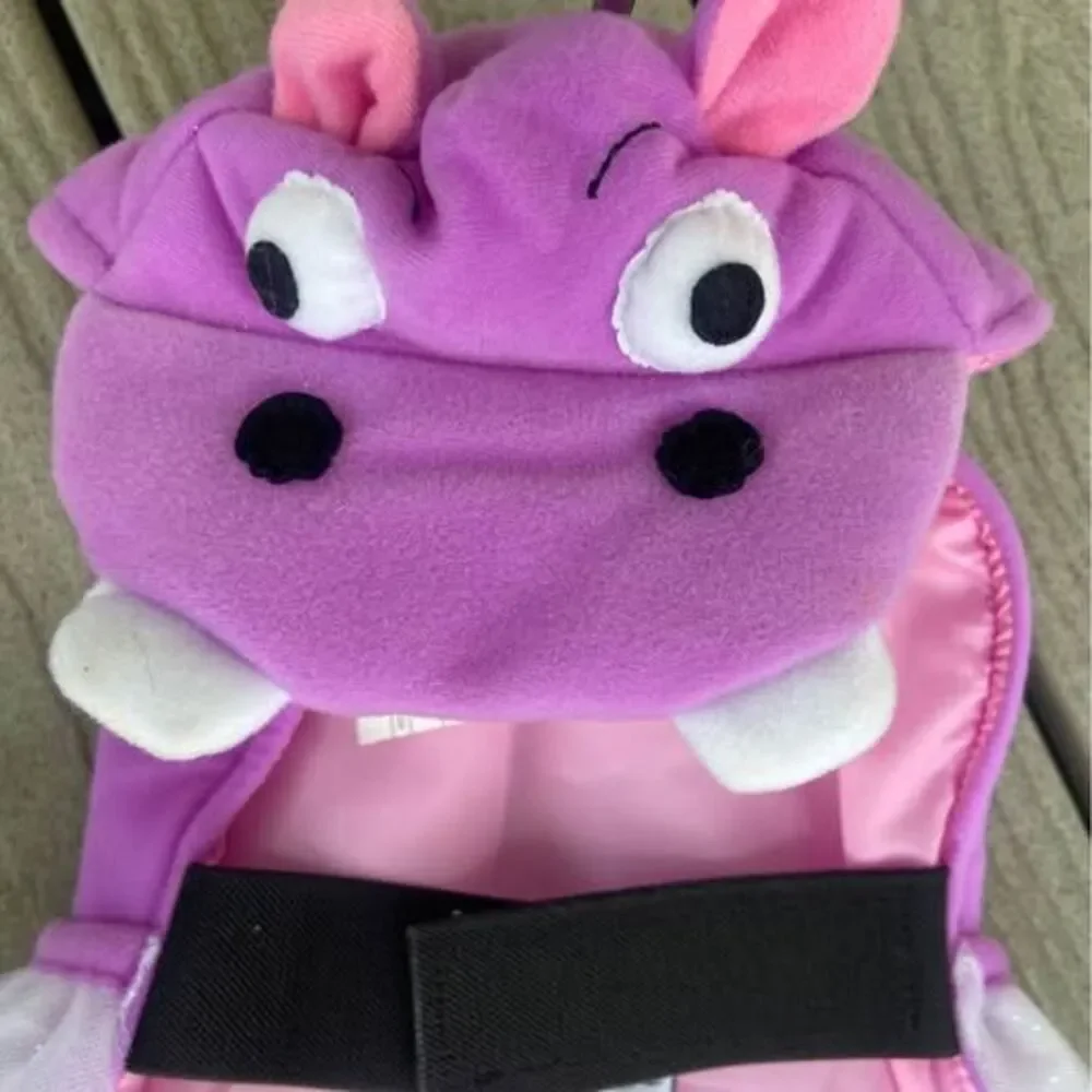 SimplyDog Small Dog or Med-Larger sized Cat Coats Poncho Hoodie Hippo Costume :